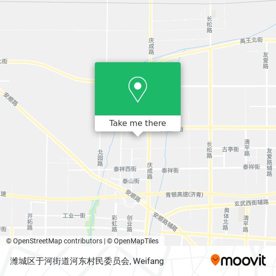 潍城区于河街道河东村民委员会 map