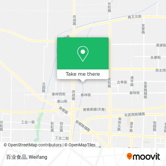 百业食品 map