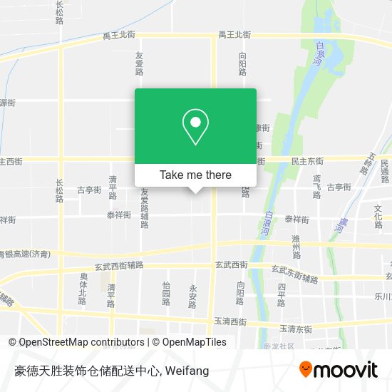 豪德天胜装饰仓储配送中心 map