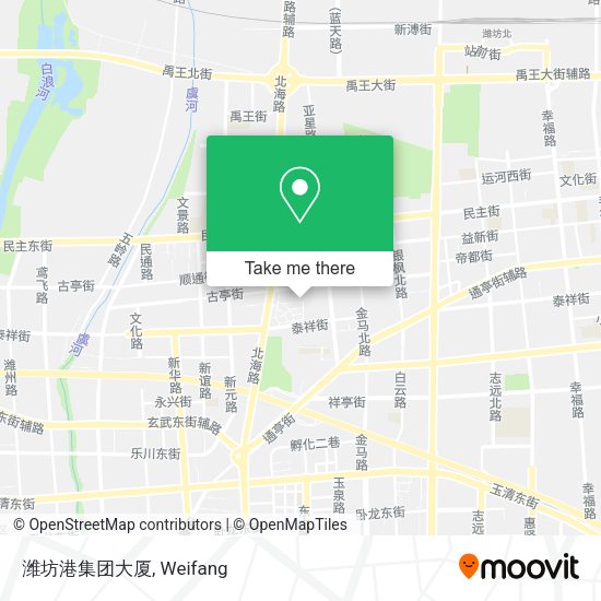 潍坊港集团大厦 map