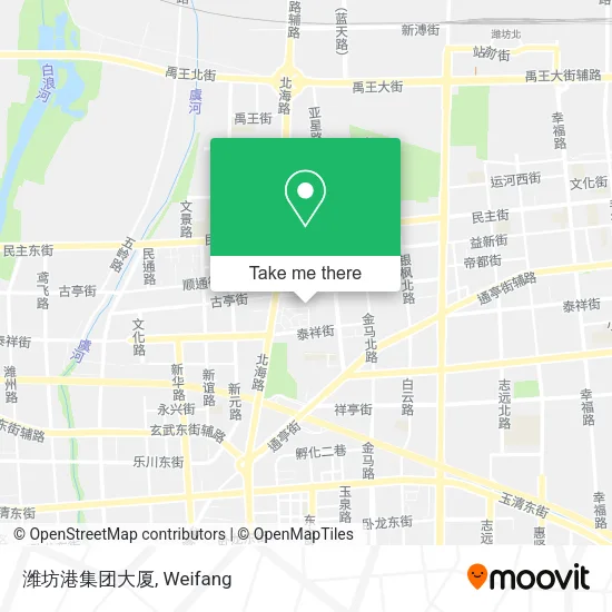 潍坊港集团大厦 map