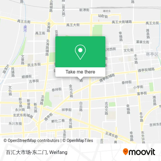 百汇大市场-东二门 map