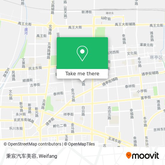 秉宸汽车美容 map