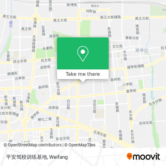 平安驾校训练基地 map