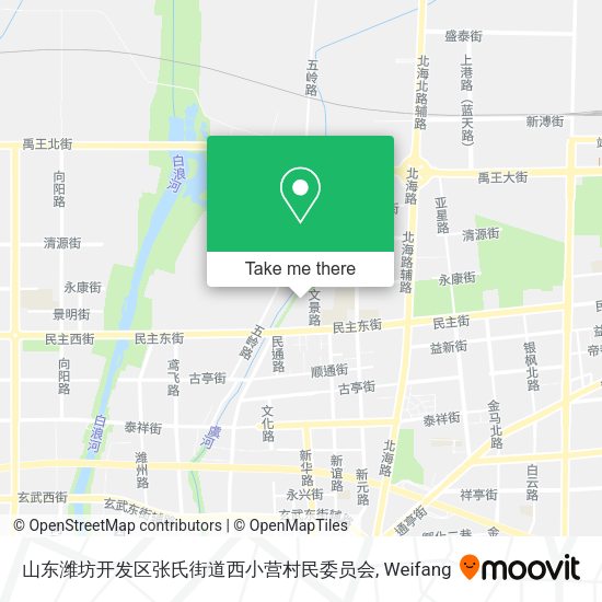山东潍坊开发区张氏街道西小营村民委员会 map