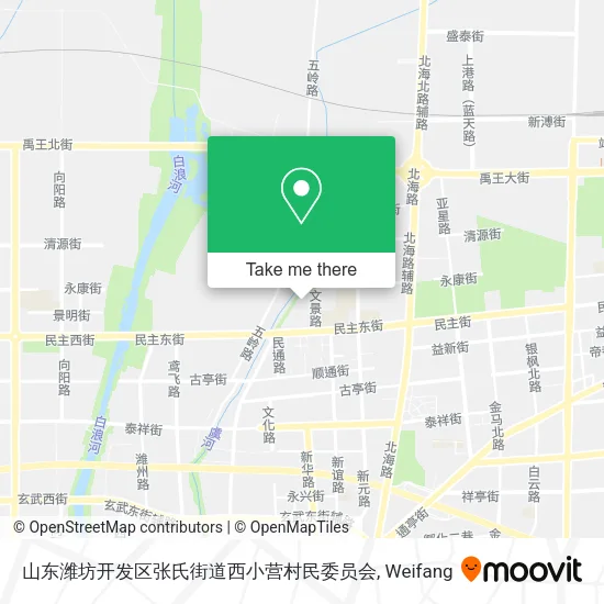 山东潍坊开发区张氏街道西小营村民委员会 map