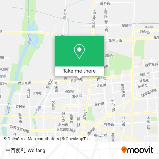 中百便利 map