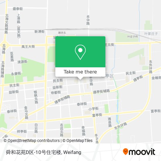 舜和花苑D区-10号住宅楼 map
