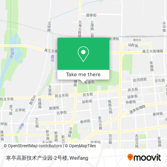 寒亭高新技术产业园-2号楼 map
