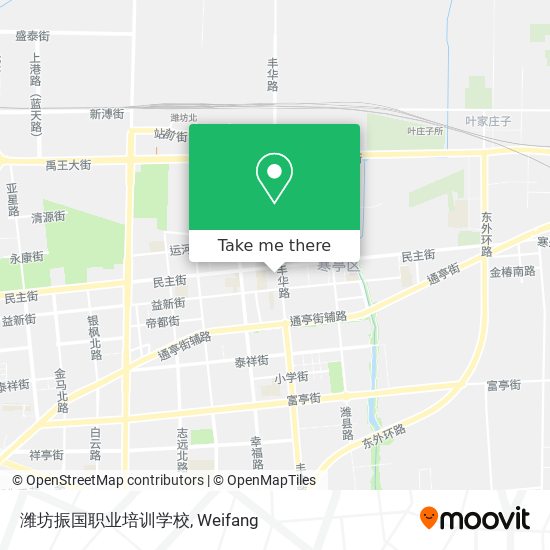 潍坊振国职业培训学校 map