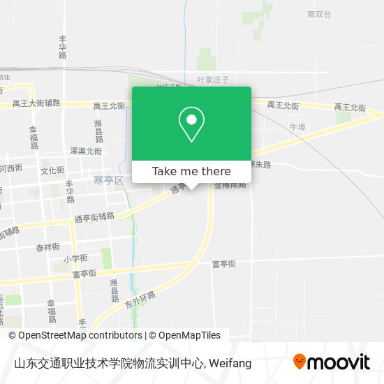 山东交通职业技术学院物流实训中心 map
