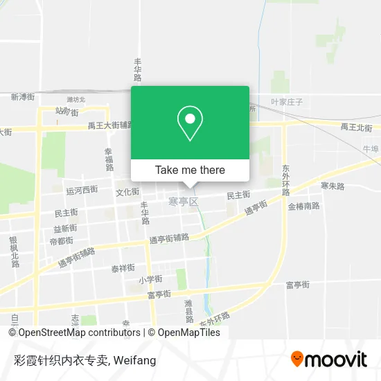 彩霞针织内衣专卖 map