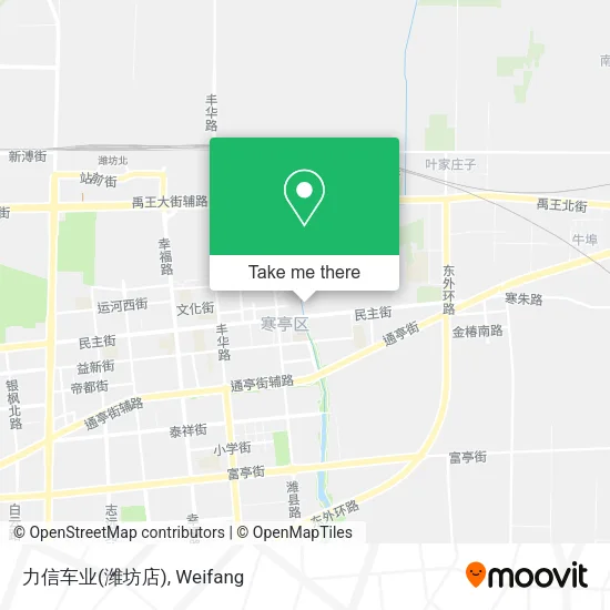 力信车业(潍坊店) map