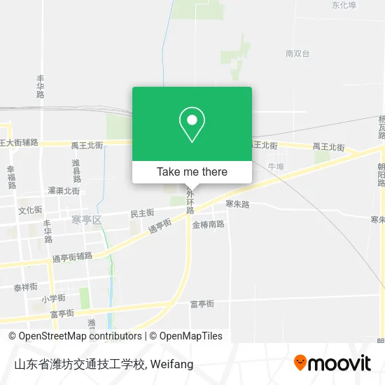 山东省潍坊交通技工学校 map