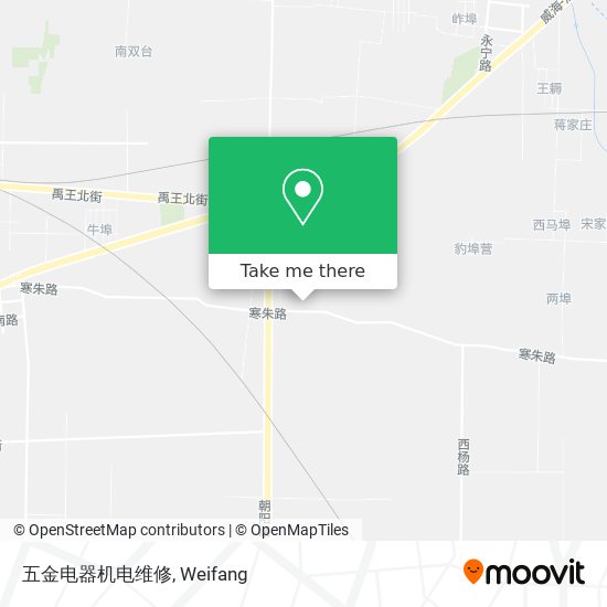 五金电器机电维修 map