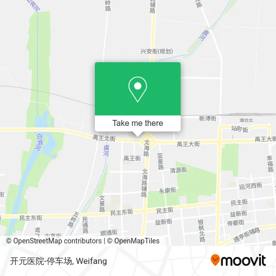 开元医院-停车场 map