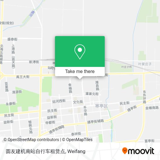 圆友建机南站自行车租赁点 map