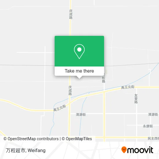 万程超市 map