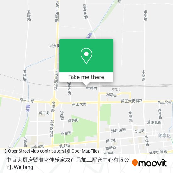 中百大厨房暨潍坊佳乐家农产品加工配送中心有限公司 map