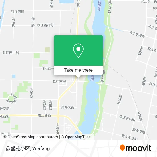 鼎盛苑小区 map