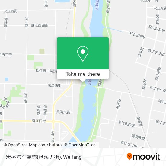 宏盛汽车装饰(渤海大街) map
