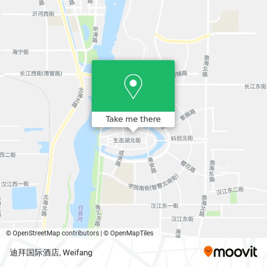 迪拜国际酒店 map