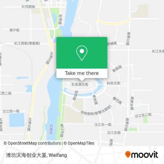 潍坊滨海创业大厦 map