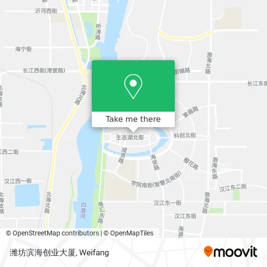 潍坊滨海创业大厦 map