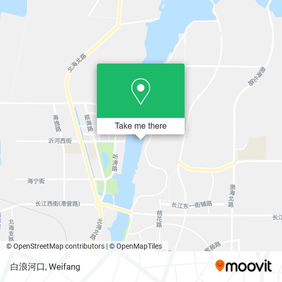 白浪河口 map