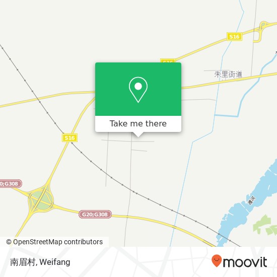 南眉村 map