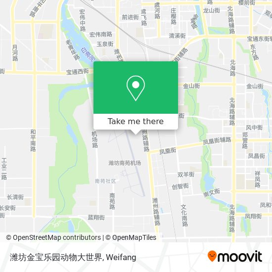 潍坊金宝乐园动物大世界 map