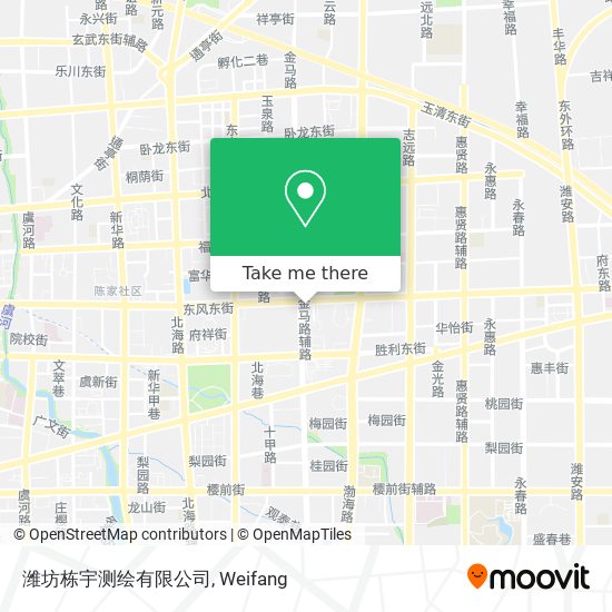 潍坊栋宇测绘有限公司 map