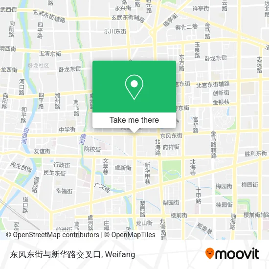 东风东街与新华路交叉口 map