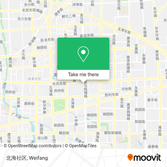 北海社区 map