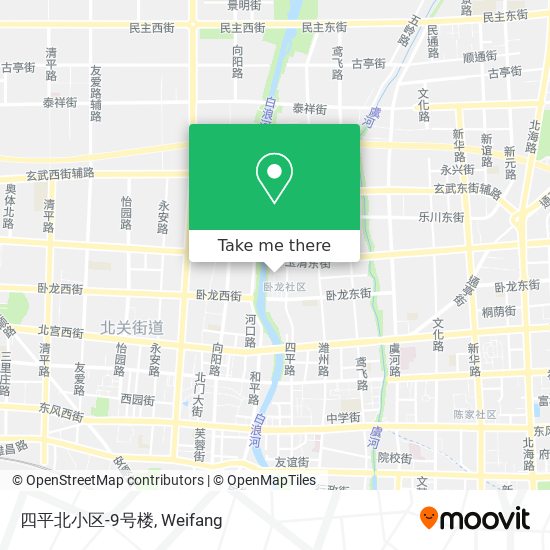 四平北小区-9号楼 map