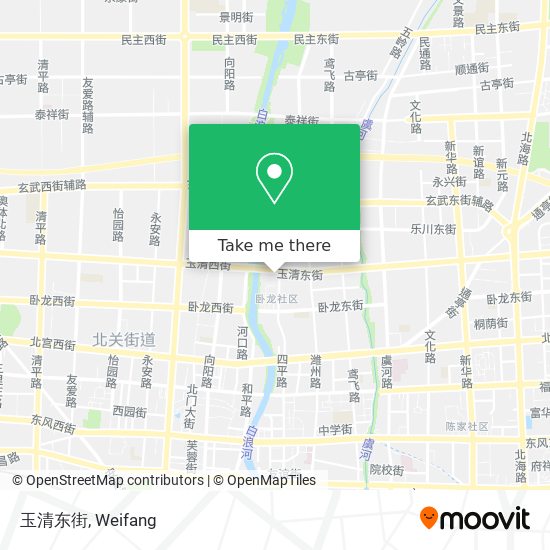 玉清东街 map