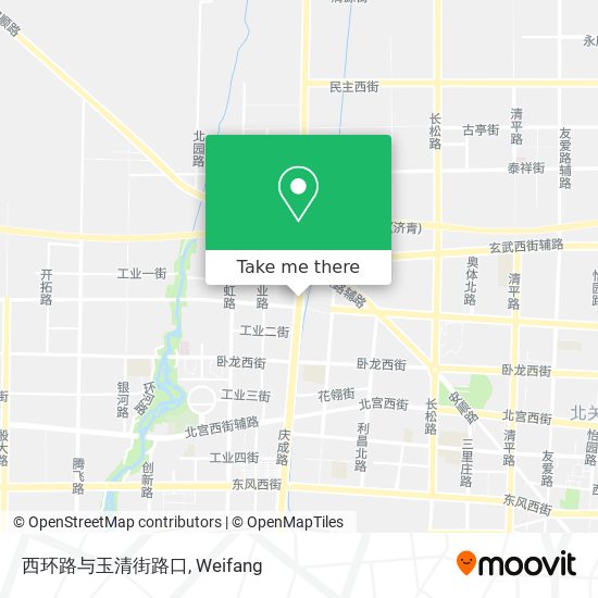 西环路与玉清街路口 map