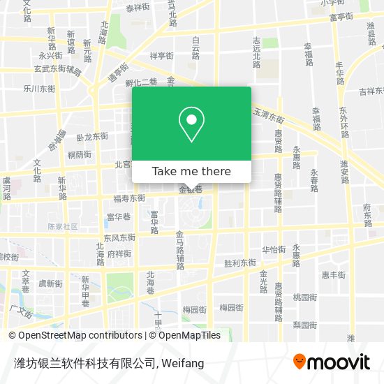 潍坊银兰软件科技有限公司 map