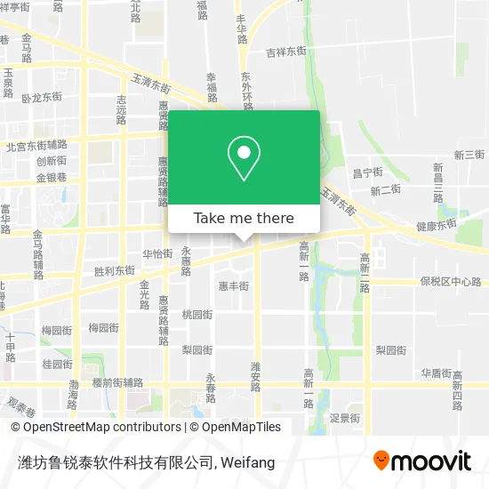 潍坊鲁锐泰软件科技有限公司 map