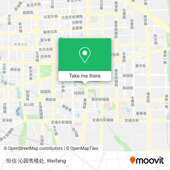 恒信·沁园售楼处 map