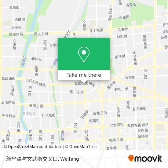 新华路与玄武街交叉口 map