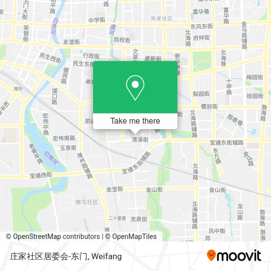 庄家社区居委会-东门 map