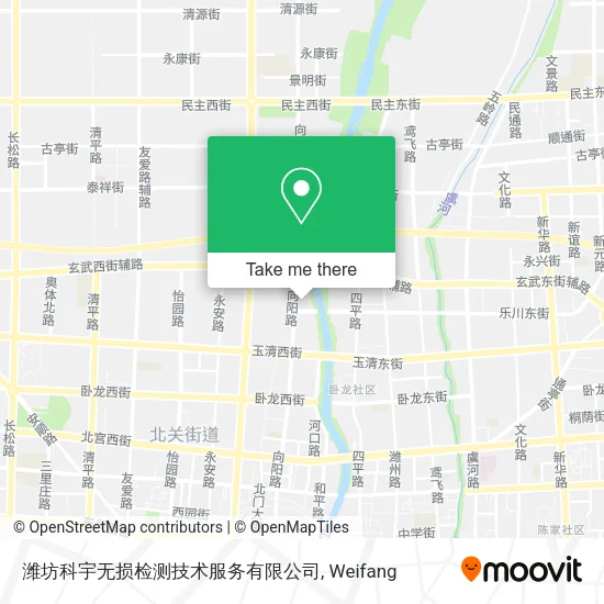潍坊科宇无损检测技术服务有限公司 map