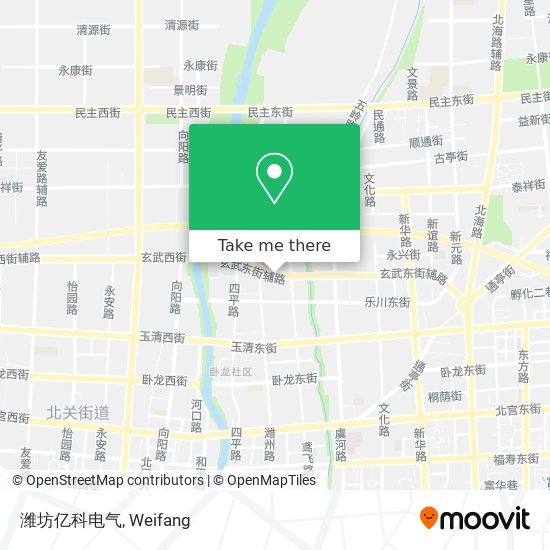潍坊亿科电气 map
