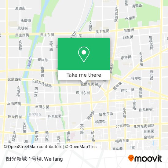 阳光新城-1号楼 map