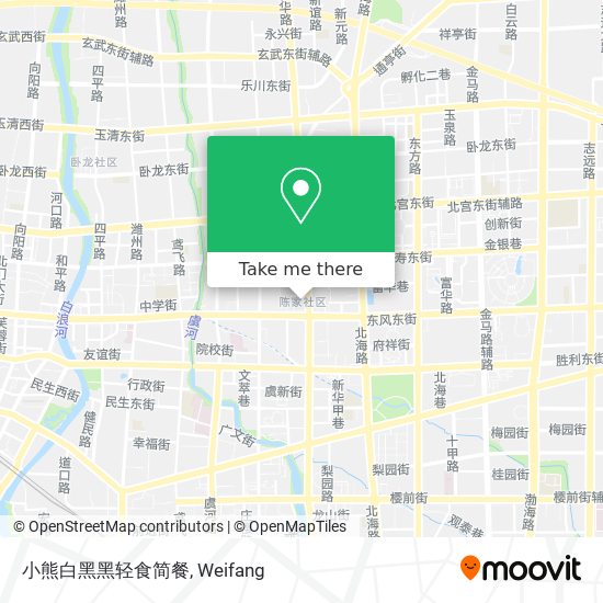 小熊白黑黑轻食简餐 map