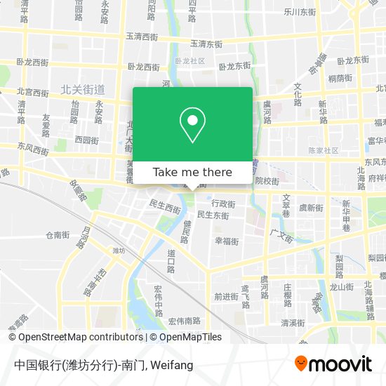 中国银行(潍坊分行)-南门 map