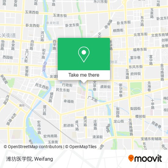 潍坊医学院 map