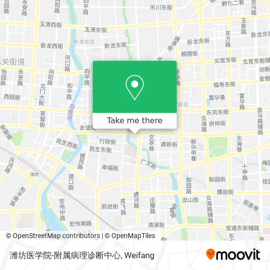 潍坊医学院-附属病理诊断中心 map