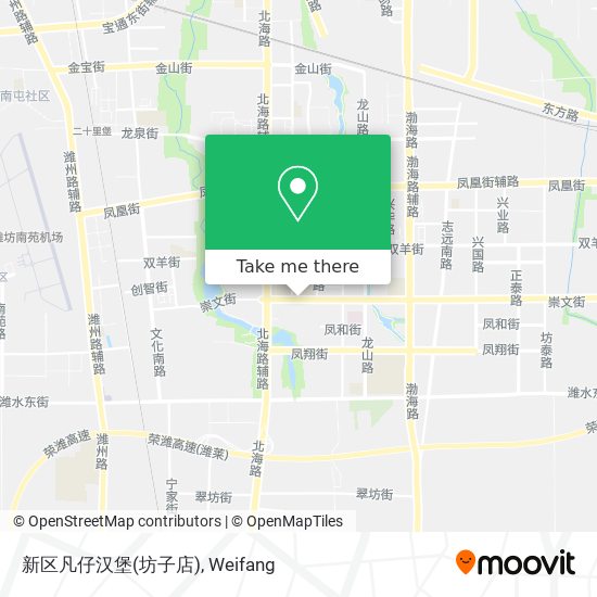 新区凡仔汉堡(坊子店) map